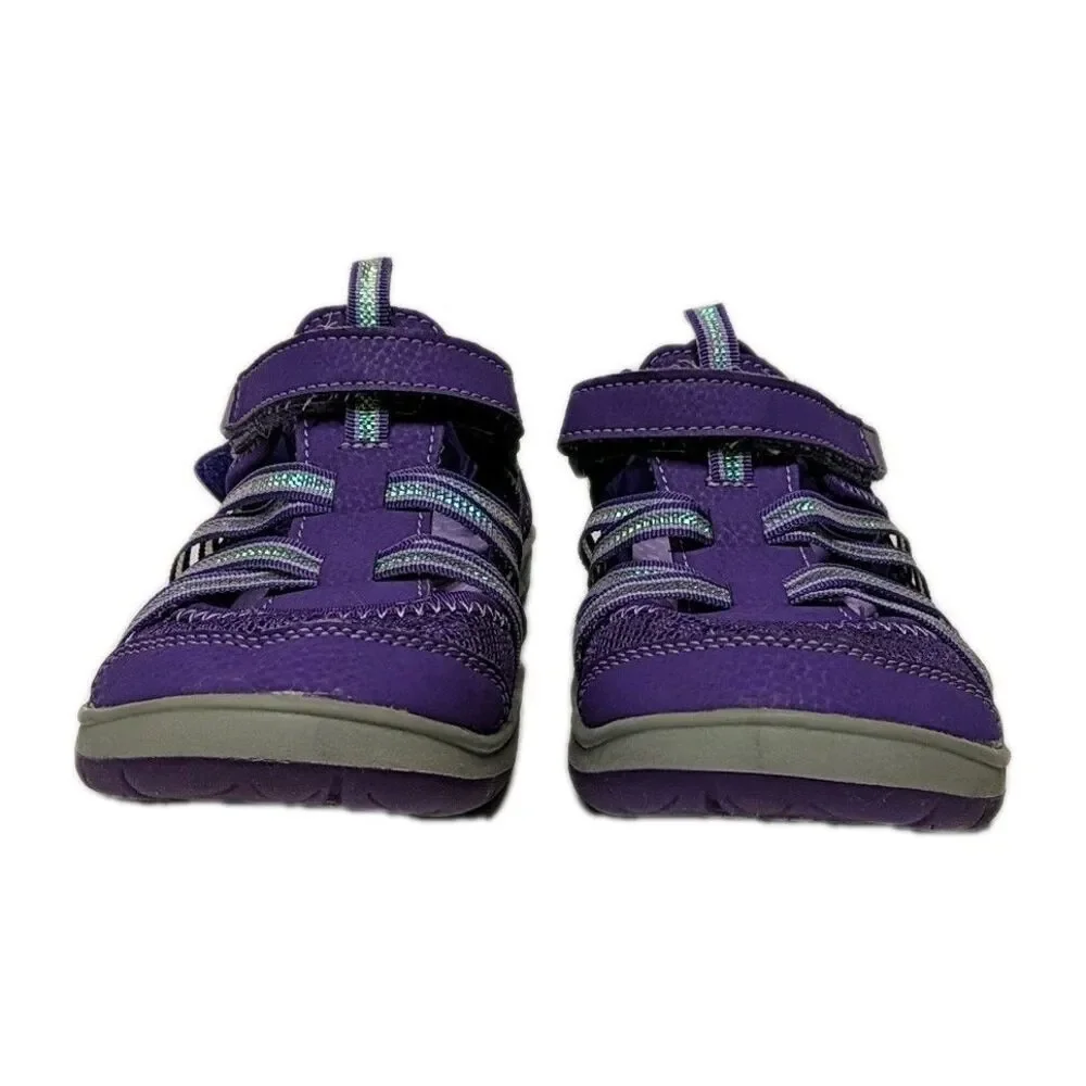 SO Girls Water Sandals 4 M Outdoors Fisherman Wet Shoes Strappy Purple